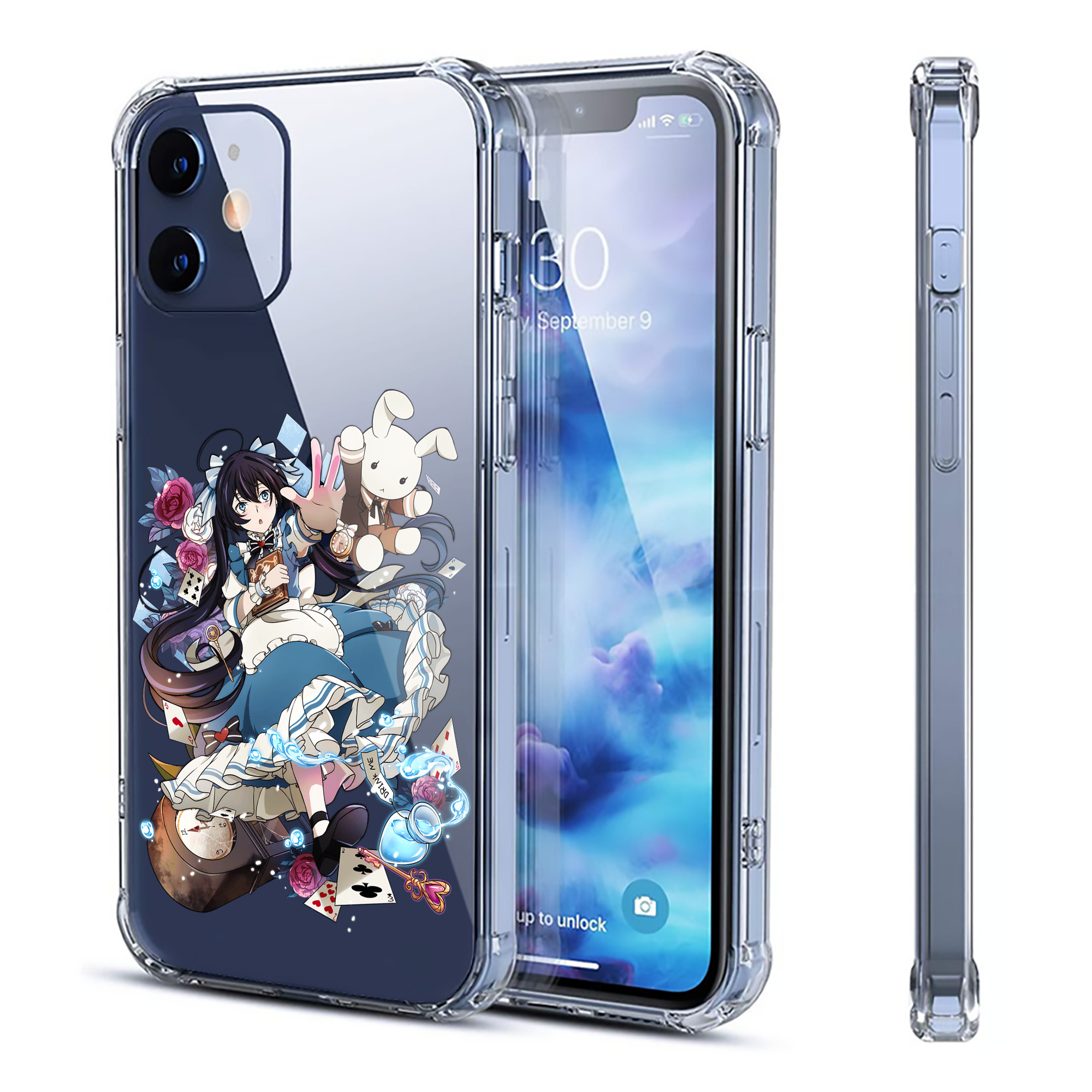 （画像用） 文豪ストレイドッグス Bungo Stray Dogs 【iPhone 12シリーズ対応】透明スマホケース（クリアソフトケース）